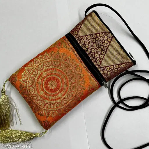 Handmade Mobile and Coin Bag for Everyday Elegance